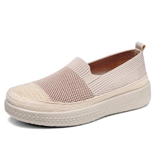 Damen Bequeme und stylishe Slip-On Sneakers mit atmungsaktivem Obermaterial R&B