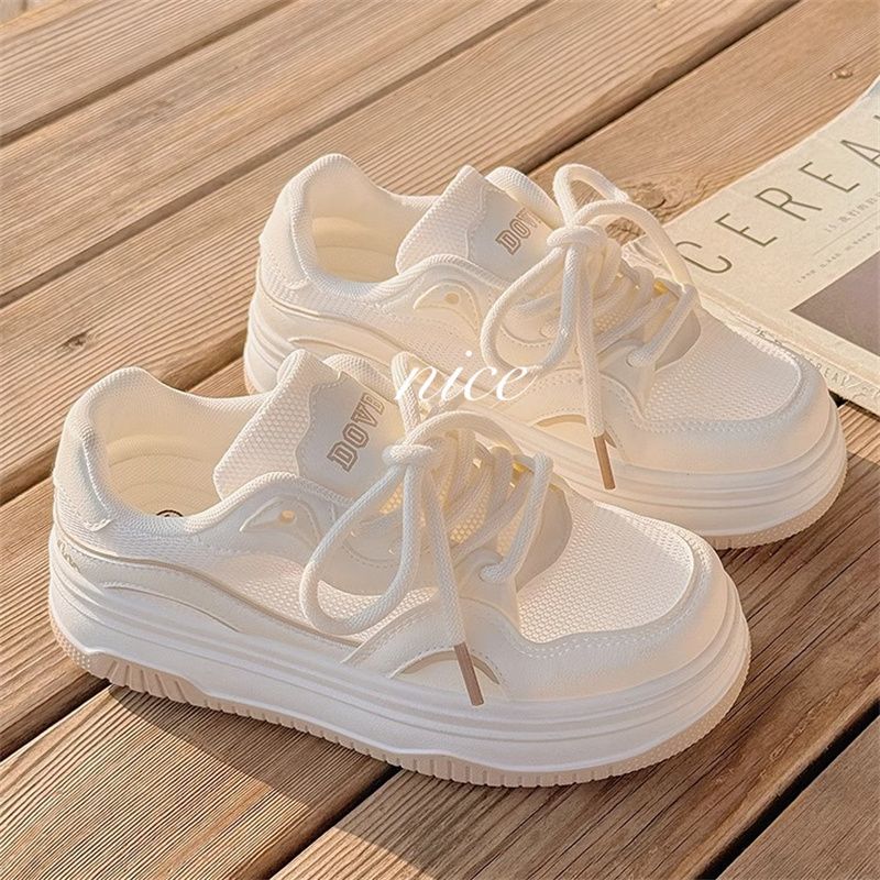 Damen Sportliche Sneakers mit dämpfender Sohle und atmungsaktiver Mesh-Oberfläche R&B