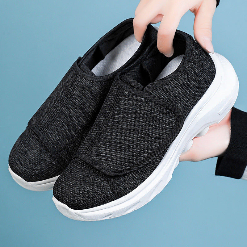 Damen Bequeme Slip-On Sneaker mit elastischem Obermaterial und rutschfester Sohle R&B