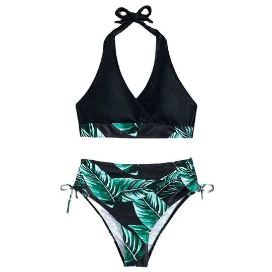 Damen Bikiniset mit raffiniertem Wickeloberteil und verstellbaren Seiten R&B