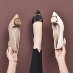 Damen Elegante Pumps mit glänzendem Schmuckdetail R&B