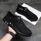 Damen Sneakers mit elegantem Leder-Obermaterial und rutschfester Sohle R&B