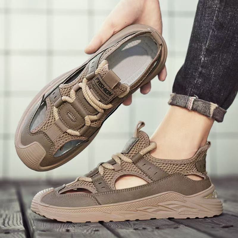 Damen Sportliche Sandalen mit atmungsaktivem Mesh-Innenfutter von R&B