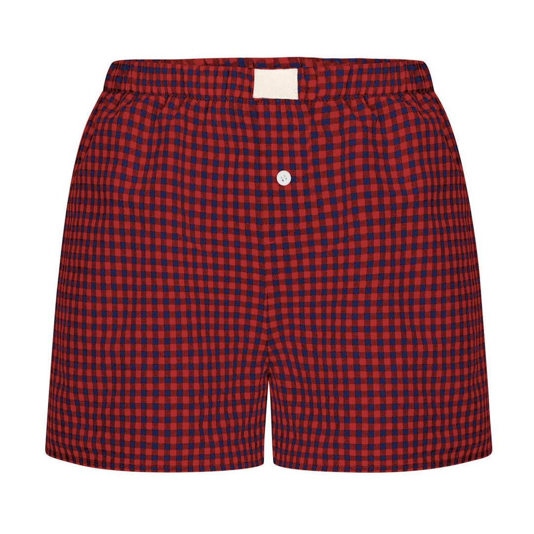Damen lässige Karohose R&B