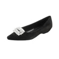 Damen elegante Ballerinas mit funkelndem Strass-Detail