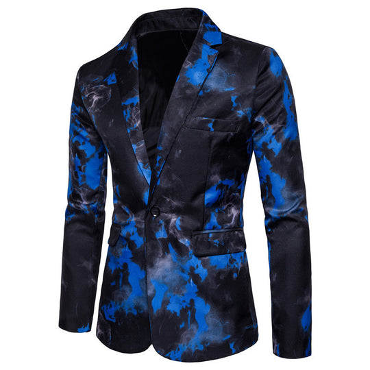 Herren modischer Blazer mit kunstvollem Farbverlauf R&B