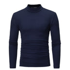 Herren Rollkragenpullover mit enger Passform und edel strukturiertem Material R&B