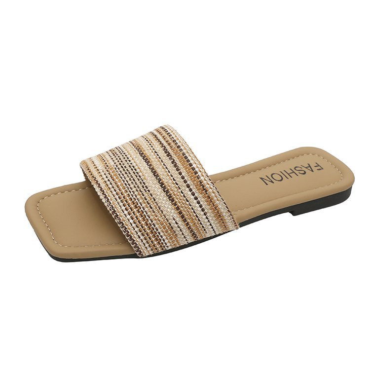 Damen elegante und komfortable Riemchen-Pantoletten R&B