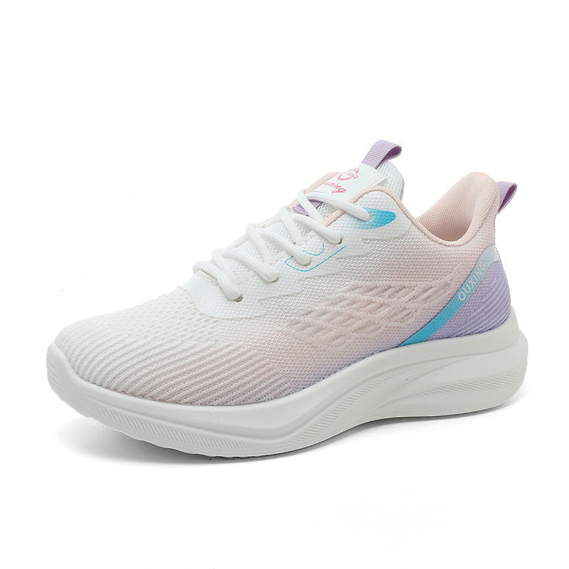 Damen Leichte und atmungsaktive Sport-Sneaker mit dämpfender Laufsohle R&B