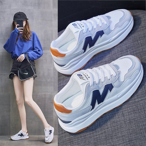 Damen Modische Sneakers mit stabilem Dämpfungssystem und rutschfester Sohle R&B