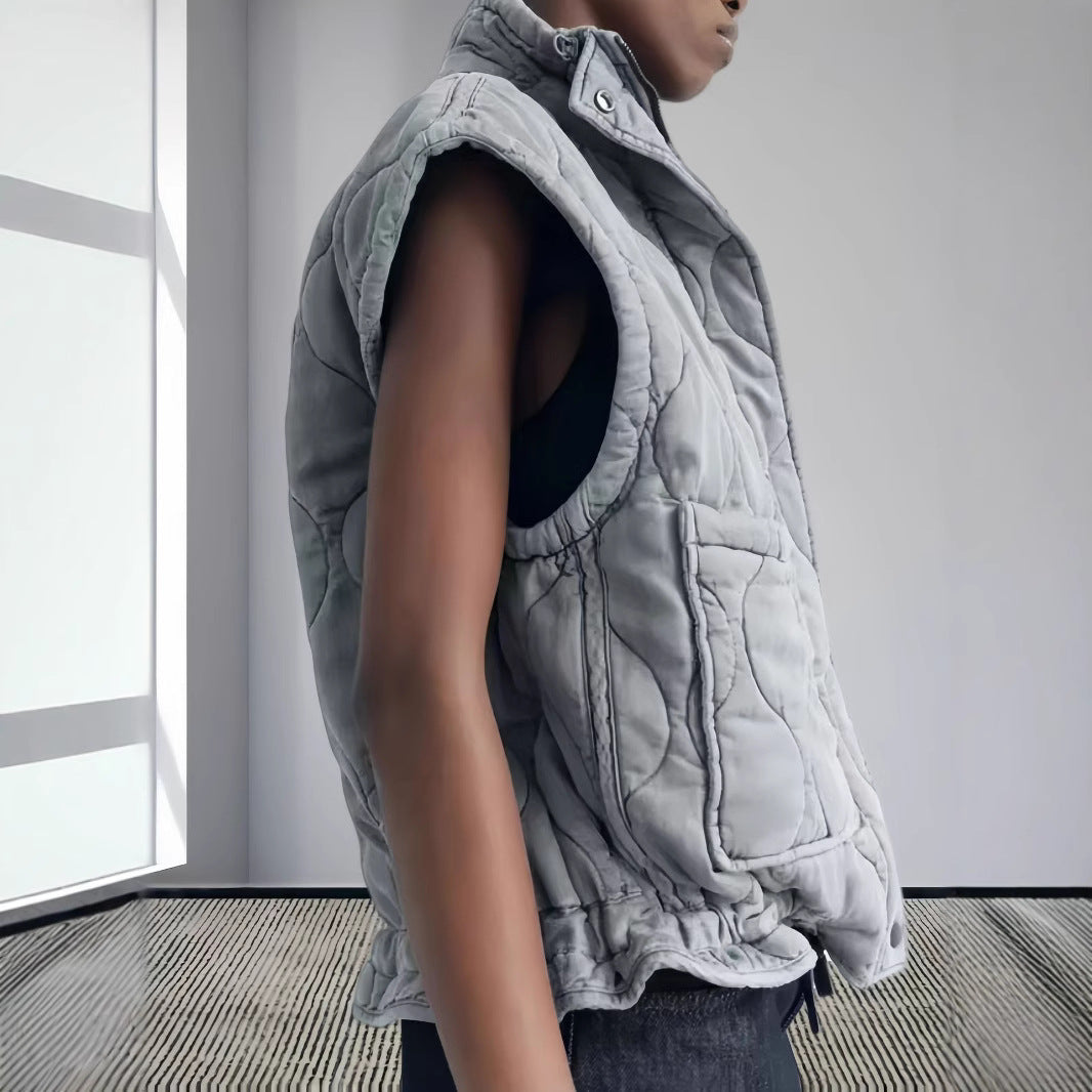 Damen Steppweste mit praktischen Taschen R&B