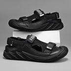 Damen Sportliche Sandalen mit atmungsaktivem Obermaterial und verstellbarem Riemendesign R&B