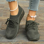 Damen Sportliche Sneaker mit innovativem Strickdesign R&B