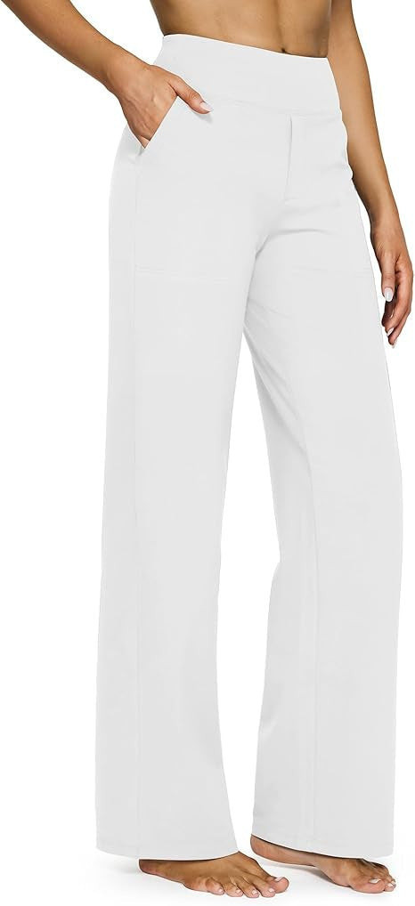Damen Weitgeschnittene Lounge-Hose mit elastischem Bund R&B