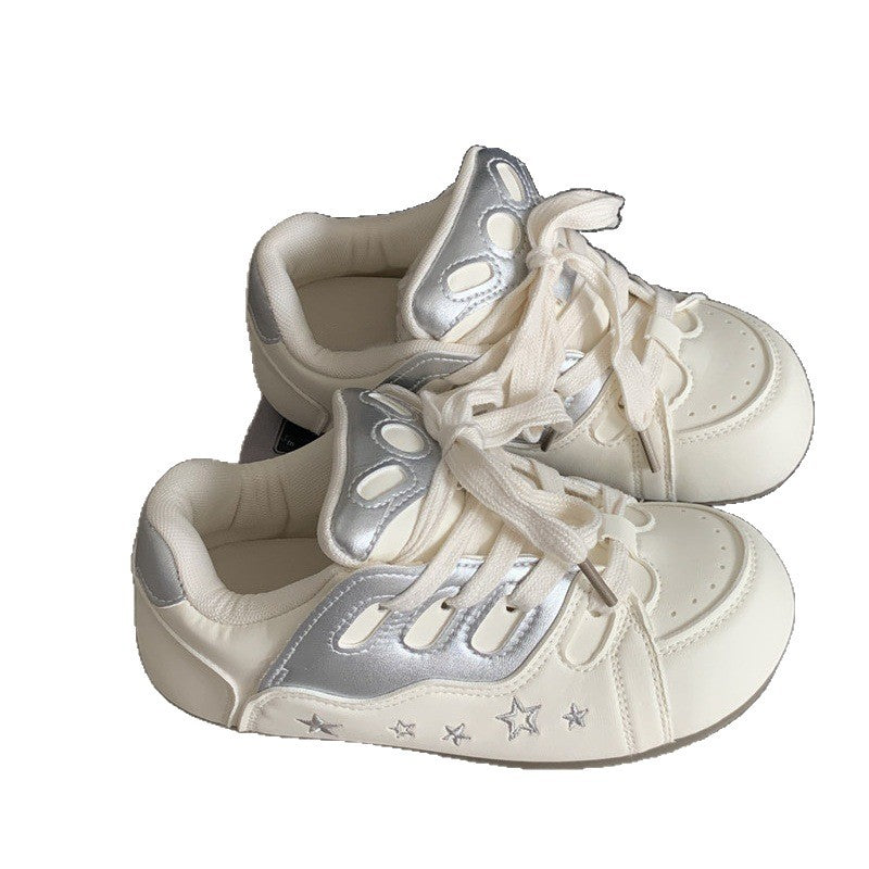 Damen sportliche Sneakers mit verspielten Tiermotiven R&B