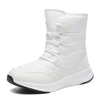 Damen Winterstiefel mit rutschfester Sohle und isolierender Fütterung R&B