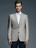 Herren eleganter strukturierten Anzugjacke R&B