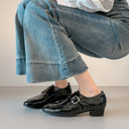 Damen elegante Slipper mit modischem Schnallen-Detail R&B
