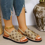 Damen Sandalen mit modischem Schnallenverschluss und komfortabler Fußbettgestaltung R&B