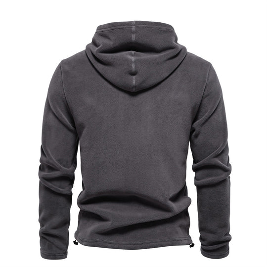 Damen Bequemer Fleece Hoodie R&B