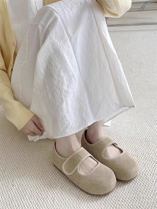 Damen Bequeme Clogs mit Klettverschluss und ergonomischer Sohle R&B