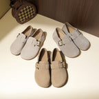 Damen Komfortable Clogs mit modischem Schnallen-Detail