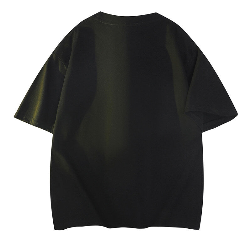 Damen Oversized T-Shirt mit dekorativen Metallakzenten