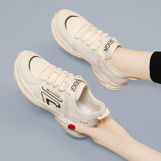 Damen Sportliche und atmungsaktive Lauf-Sneaker mit rutschfester Sohle R&B