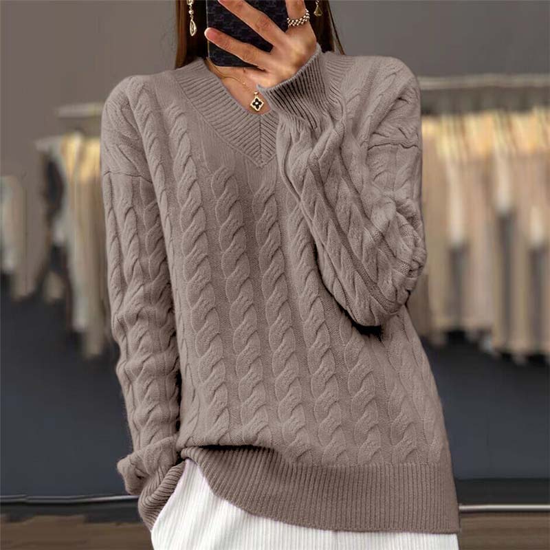 R&B | Pullover mit Zopfmuster