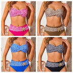 Damen Hochwertiges Bikini-Set mit geometrischem Muster R&B