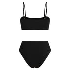 Damen Bikinitop und hochgeschnittene Bikinihose R&B