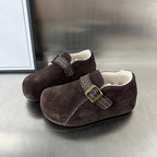 Damen Clogs mit weichem Innenfutter und praktischem Riemenverschluss R&B
