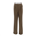Damen weite Hochbundhose mit eleganten Falten R&B