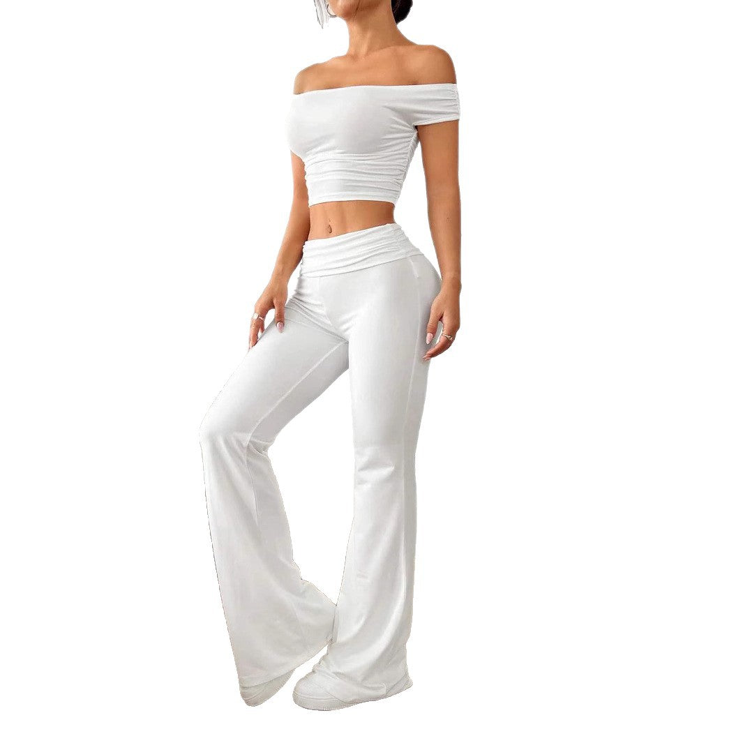 Damen Elegantes und figurbetontes Zweiteiler-Set R&B