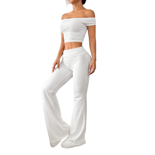 Damen Elegantes und figurbetontes Zweiteiler-Set R&B
