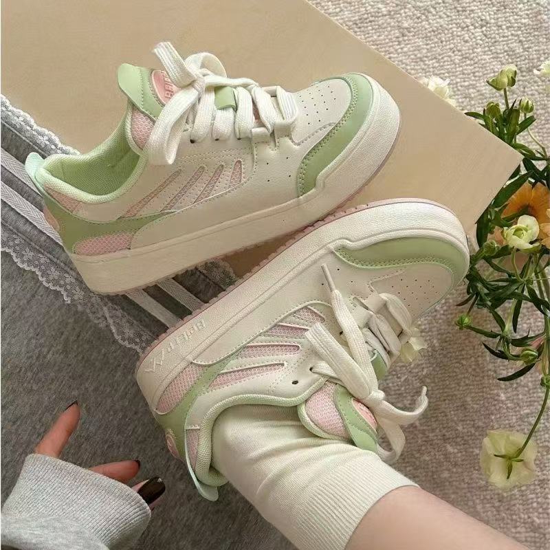 Damen Sportliche Sneakers mit atmungsaktiver Mesh-Oberfläche und dämpfendem Sohlenprofil R&B