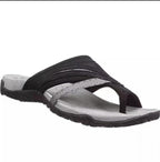 Damen bequeme Zehentrenner-Sandalen mit anatomischer Fußbettgestaltung R&B