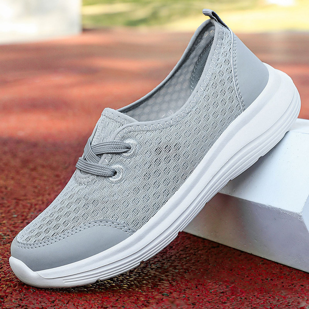 Damen Atmungsaktive und komfortable Freizeit-Sneakers mit elastischem Sitz R&B