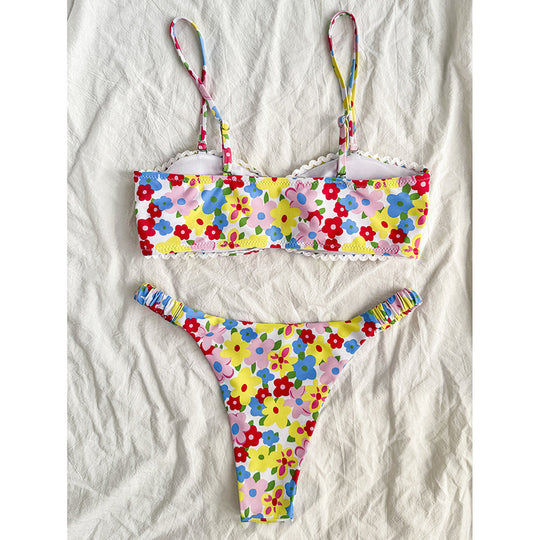 Damen Blumiger Bikini R&B
