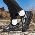 Herren Outdoor-Hiking-Sneaker mit rutschfester Profilsohle und atmungsaktivem Obermaterial