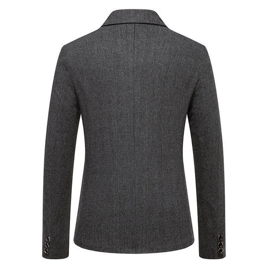 Herren eleganter Blazer im Herringbone-Design R&B