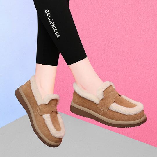 Damen warme Hausschuhe mit weichem Futter R&B