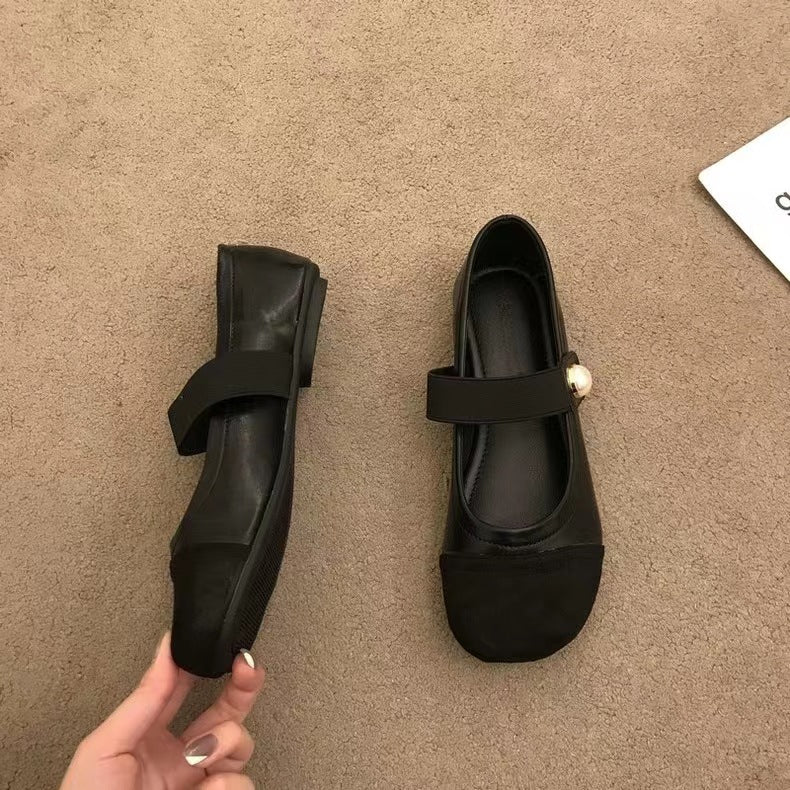 Damen Bequeme Ballerinas mit Elegantem Schnallen-Detail R&B