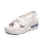 Damen Wedge-Sandalen mit modischem Knoten-Design und flexiblem Fußbett R&B