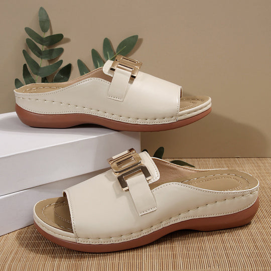 Damen Komfortable Slide Sandalen R&B