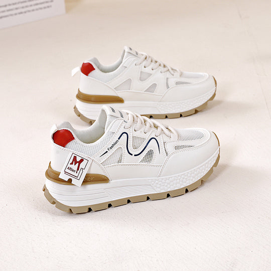 Damen Sportliche Lauf-Sneakers mit atmungsaktiver Mesh-Oberfläche und stabiler Sohle R&B