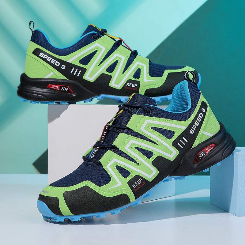 Damen Trailrunning-Schuhe mit strapazierfähigem Obermaterial und rutschfester Sohle R&B