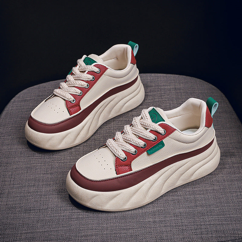Damen Sportliche Sneakers mit dickem Plateau R&B