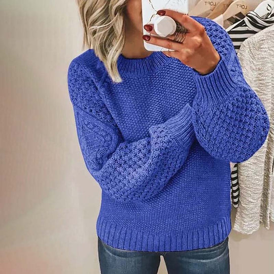 R&B | Pullover - Damen Winter Freizeit Strickpullover