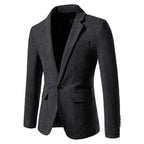 Herren elegante Anzugjacke im klassischen Hahnentritt-Design R&B